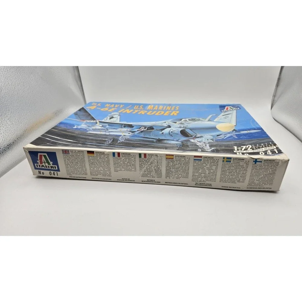 Italeri A-6E Intruder Model Kit 1/72 Scale Open Complete US Navy Aircraft